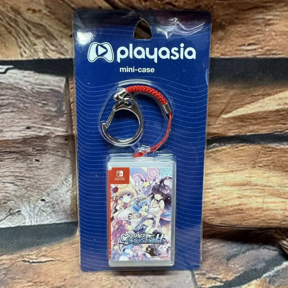 Playasia Moero Crystal H Nintendo Switch Mini Case Keychain Official Merchandise